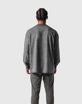 Extend Cotton Long Sleeve T-Shirt - D.Grey