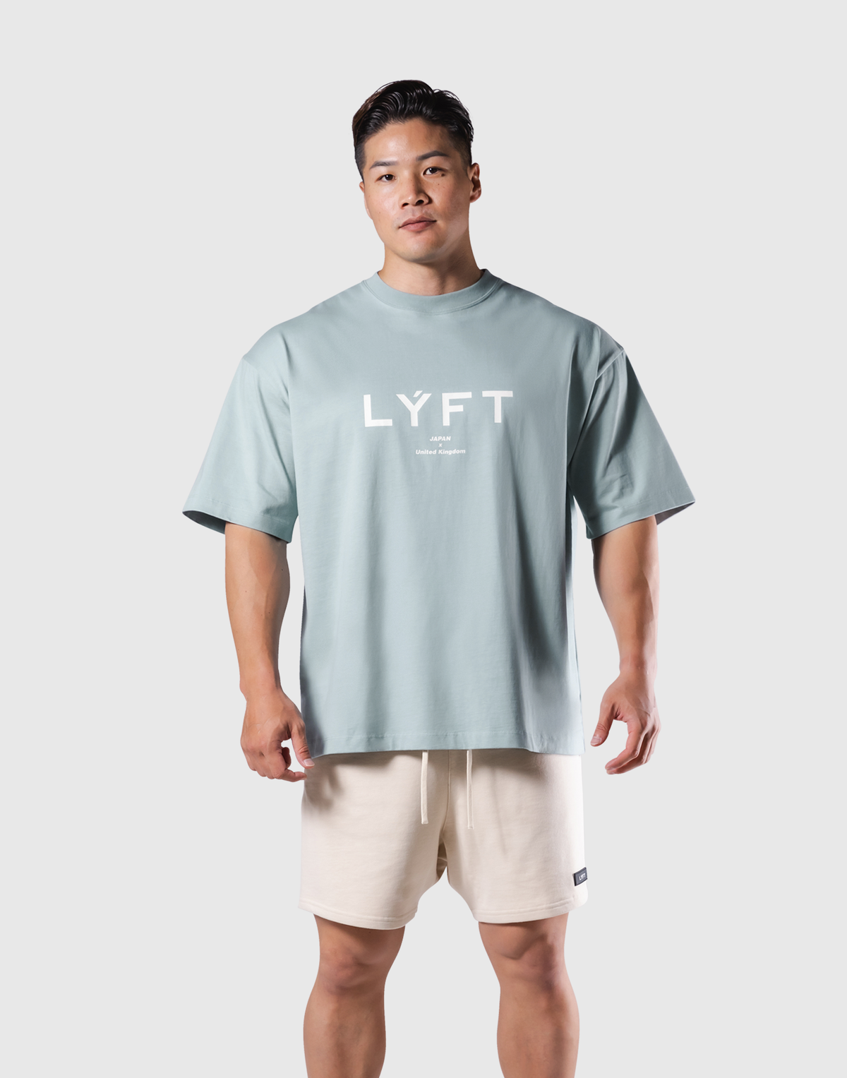 LÝFT Logo Big T-Shirt V.2 - L.Blue