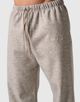 Wool-Like Wide Long Pants - Ivory