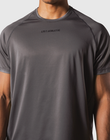 LÝFT Athletic Logo Stretch T-Shirt - D.Grey