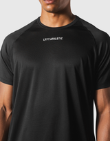 LÝFT Athletic Logo Stretch T-Shirt - Black