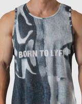BTL Graphic Mesh Tanktop - Black
