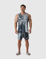 BTL Graphic Mesh Tanktop - Black