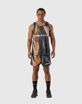 BTL Graphic Mesh Tanktop - Brown