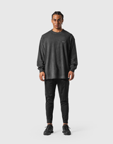 Extend Cotton Long Sleeve T-Shirt - Black