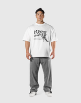 "Do it" Graphic Big T-Shirt - White