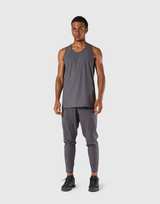 Back Mesh Stretch Standard Tanktop - D.Grey