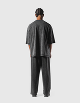Vintage Emblem Extra Big T-Shirt - Black