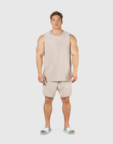 LÝS Logo Pile Tanktop - Ivory