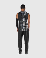 Stretch Loose Fit Tanktop - Paint