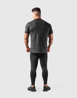 Slim Fit 2 Line T-Shirt 2 - Black
