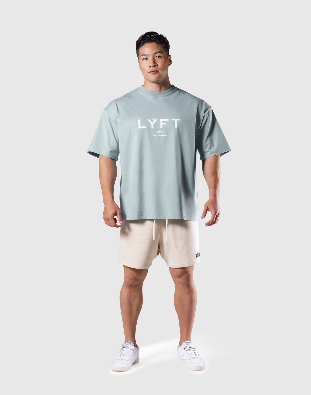 LÝFT Logo Big T-Shirt V.2 - L.Blue