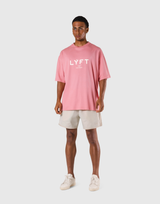 LÝFT Logo Big T-Shirt V.2 - Pink