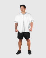 LÝFT Mesh Baseball Shirt - Ivory