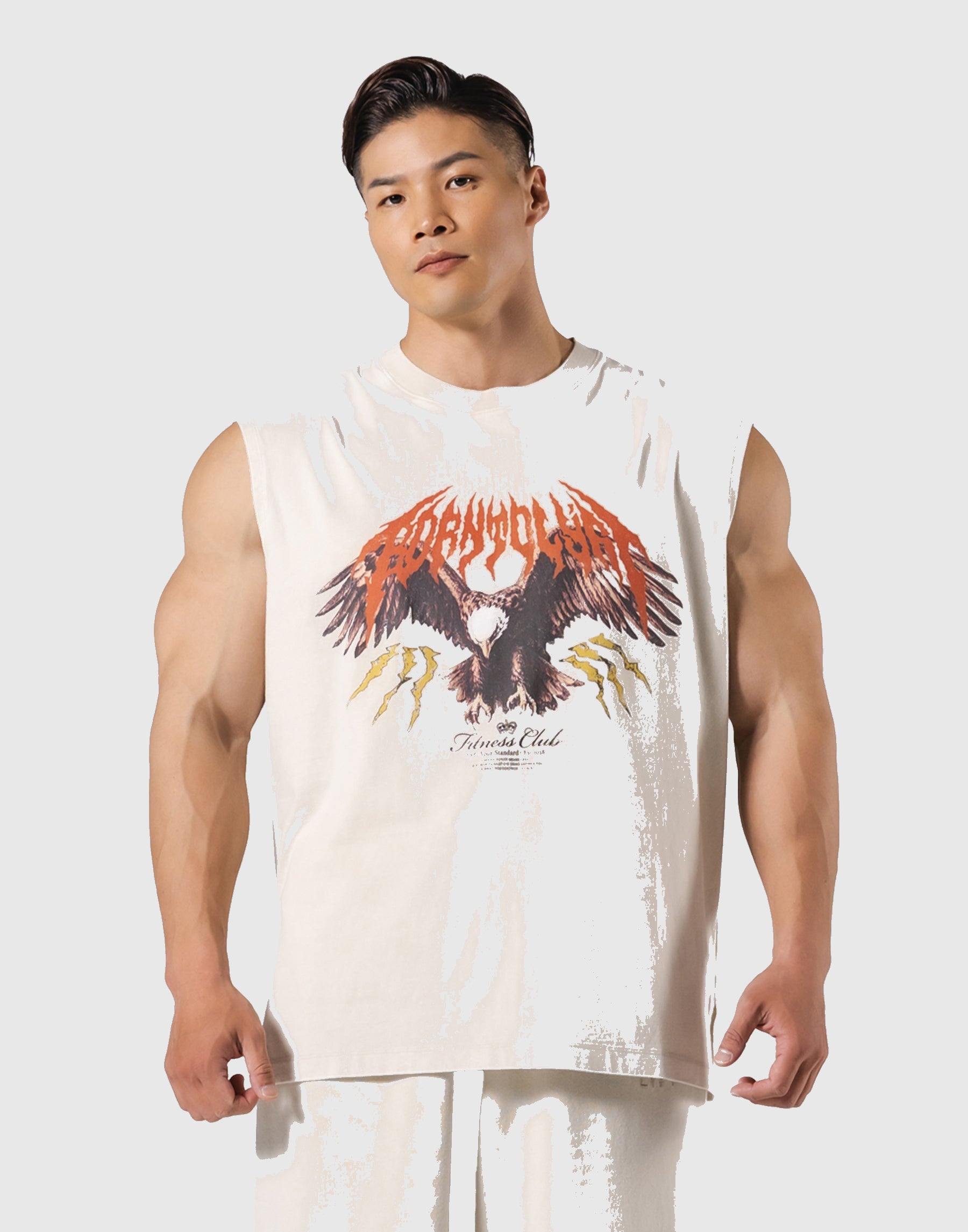Eagle Graphic Vintage Tanktop - Ivory – LÝFT