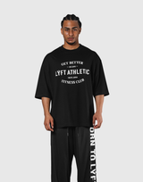LÝFT Athletic Logo Extra Big T-Shirt - Black