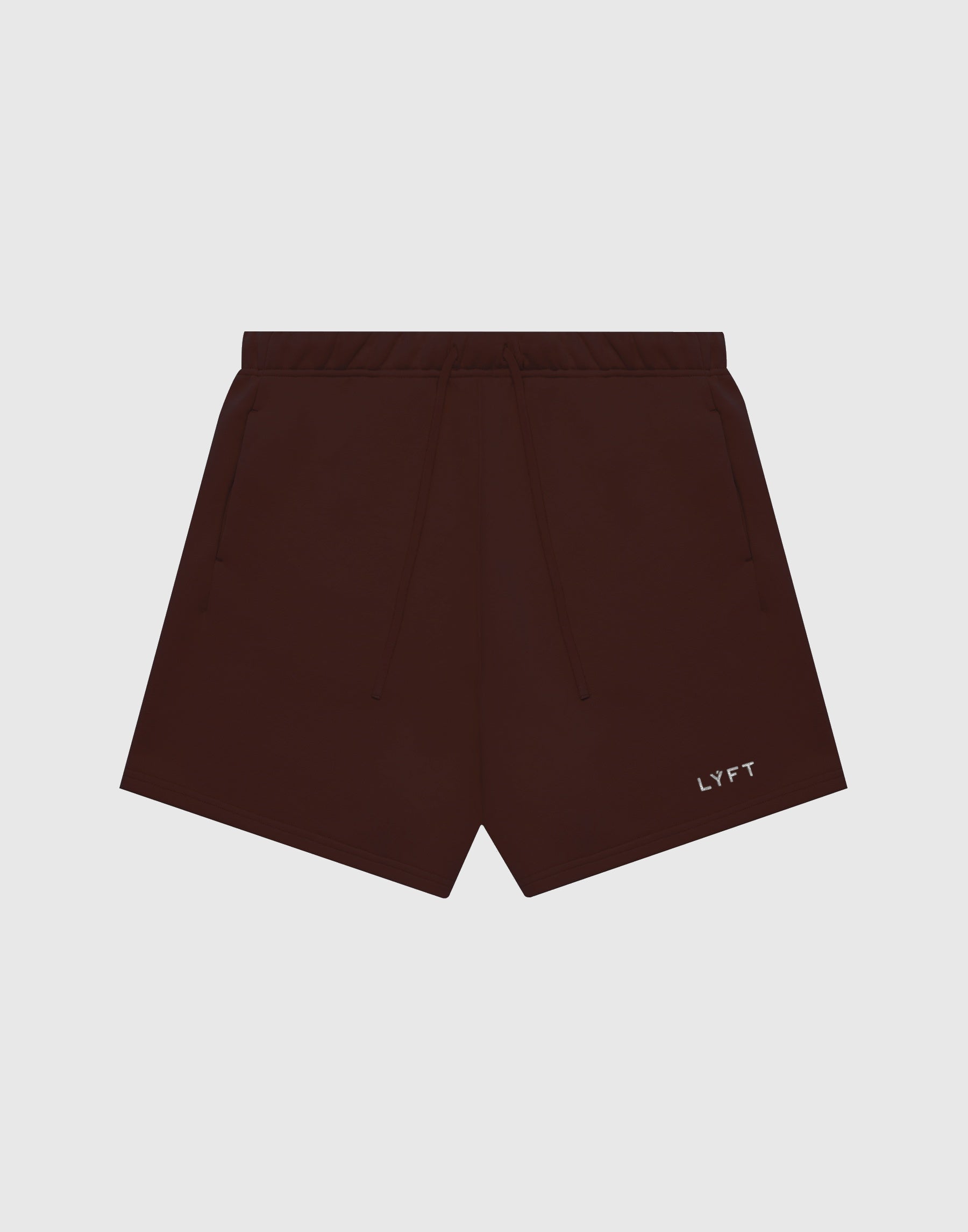 LÝFT Logo Sweat Shorts - Brown