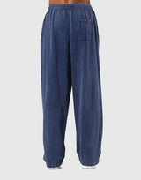 Vintage Sweat Wide Pants - Navy