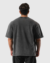 Eagle Graphic Vintage Big T-Shirt - Black