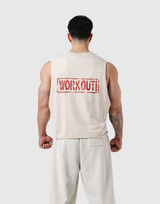 Leg Day Vintage Box Tanktop - Ivory