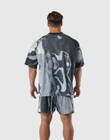 BTL Graphic Mesh T-Shirt - Black