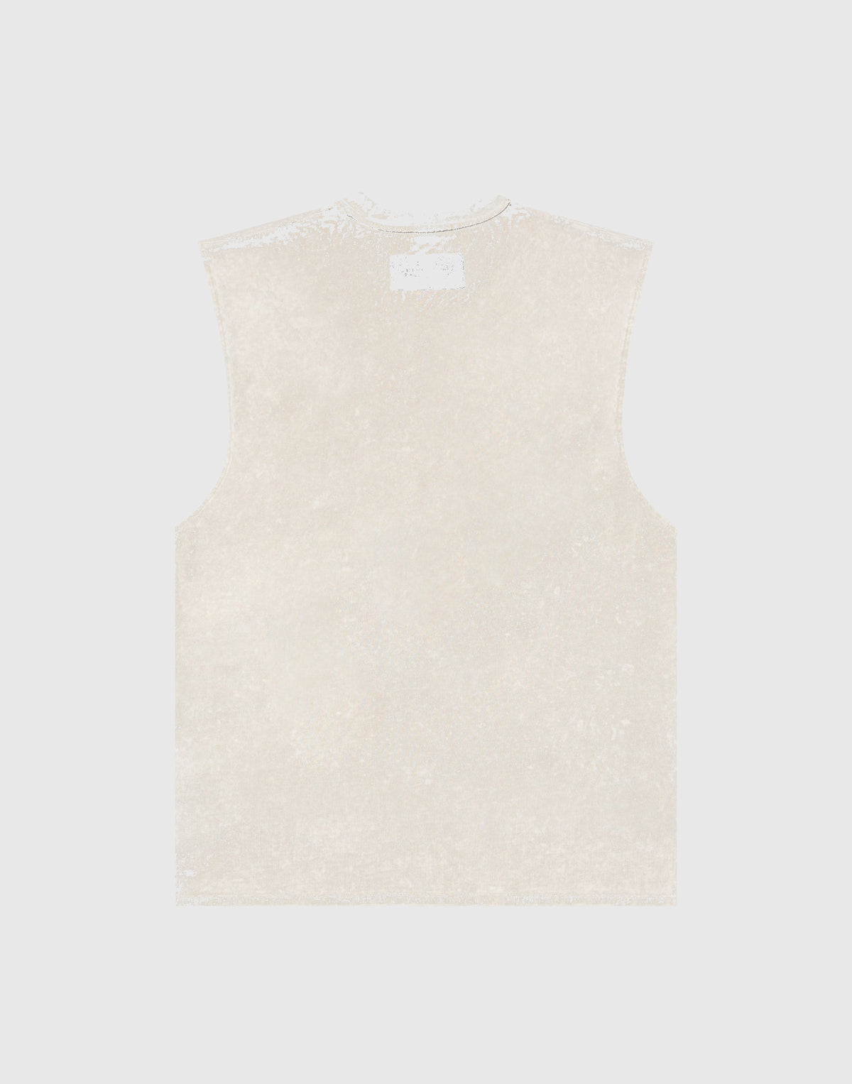 UK Line Design Vintage Tank Top - Ivory