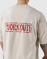 Leg Day Vintage Extra Big T-Shirt - Ivory