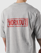 Leg Day Vintage Extra Big T-Shirt - Grey