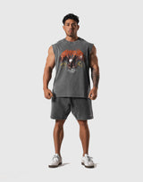 Eagle Graphic Vintage Tanktop - D.Grey