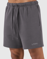 LÝFT Logo Sweat Shorts - D.Grey