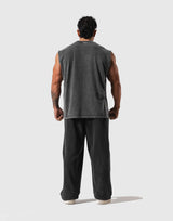 Eagle Graphic Vintage Tanktop - Black