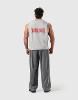 Leg Day Vintage Box Tank Top - Grey