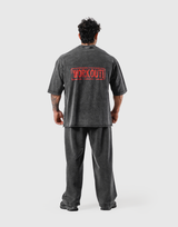 Leg Day Vintage Extra Big T-Shirt - Black