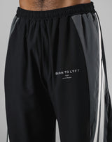 2Line Adjustable Wide Track Pants - Black