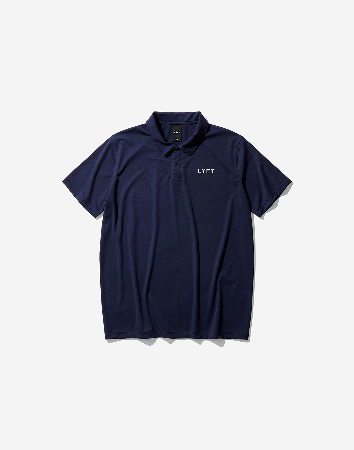 LÝFT Nylon Polo Shirt - Navy
