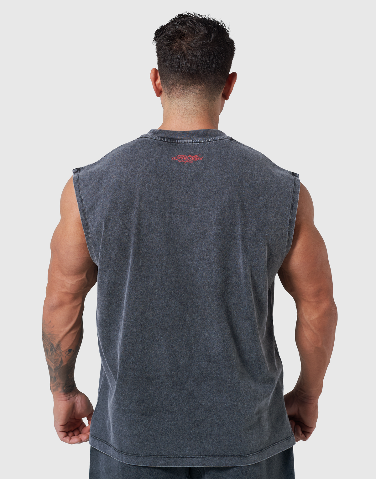Doberman Graphic Vintage Tanktop - Black