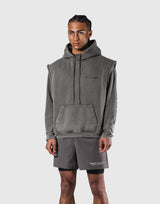JP × UK Ring Vintage Armhole Hoodie - Grey
