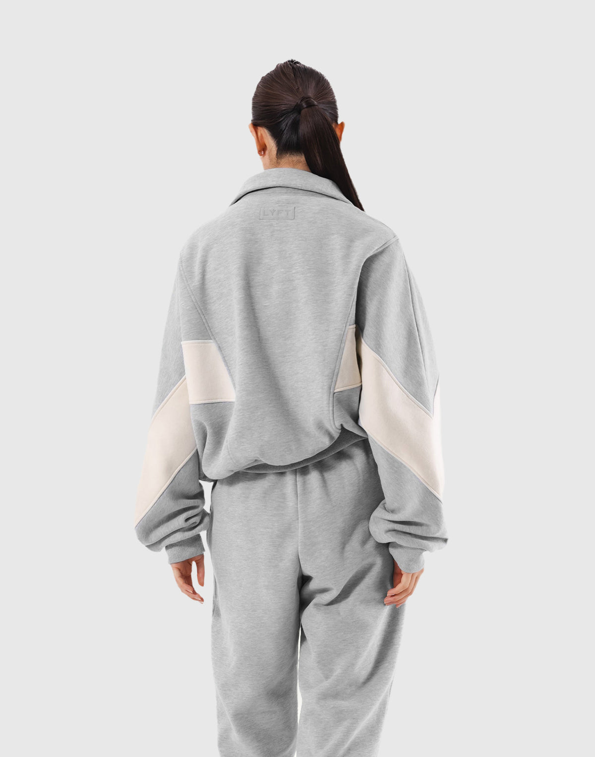 Loose Fit Zip Up Sweat Jacket 2 - Grey