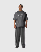 LÝFT Logo Big T-Shirt V.2 - D.Grey