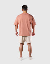LÝFT Logo Vintage Big T-Shirt - Orange