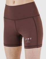 LÝFT Standard Short Leggings - Brown