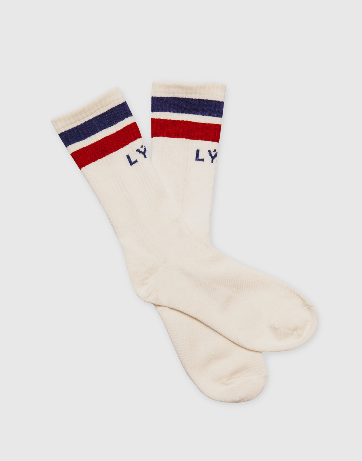 LÝFT 2Line Socks - White