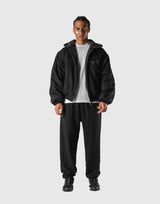 SWITCH LAYER™ Vintage Hoodie | MA-1 Puffer Jacket - Black