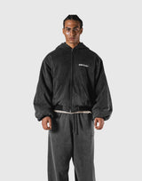 SWITCH LAYER™ Vintage Hoodie | MA-1 Puffer Jacket - Black