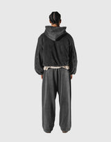 SWITCH LAYER™ Vintage Hoodie | MA-1 Puffer Jacket - Black