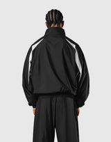 2 Line Oversized Track Jacket V.3 - Black