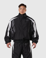 2 Line Oversized Track Jacket V.3 - Black