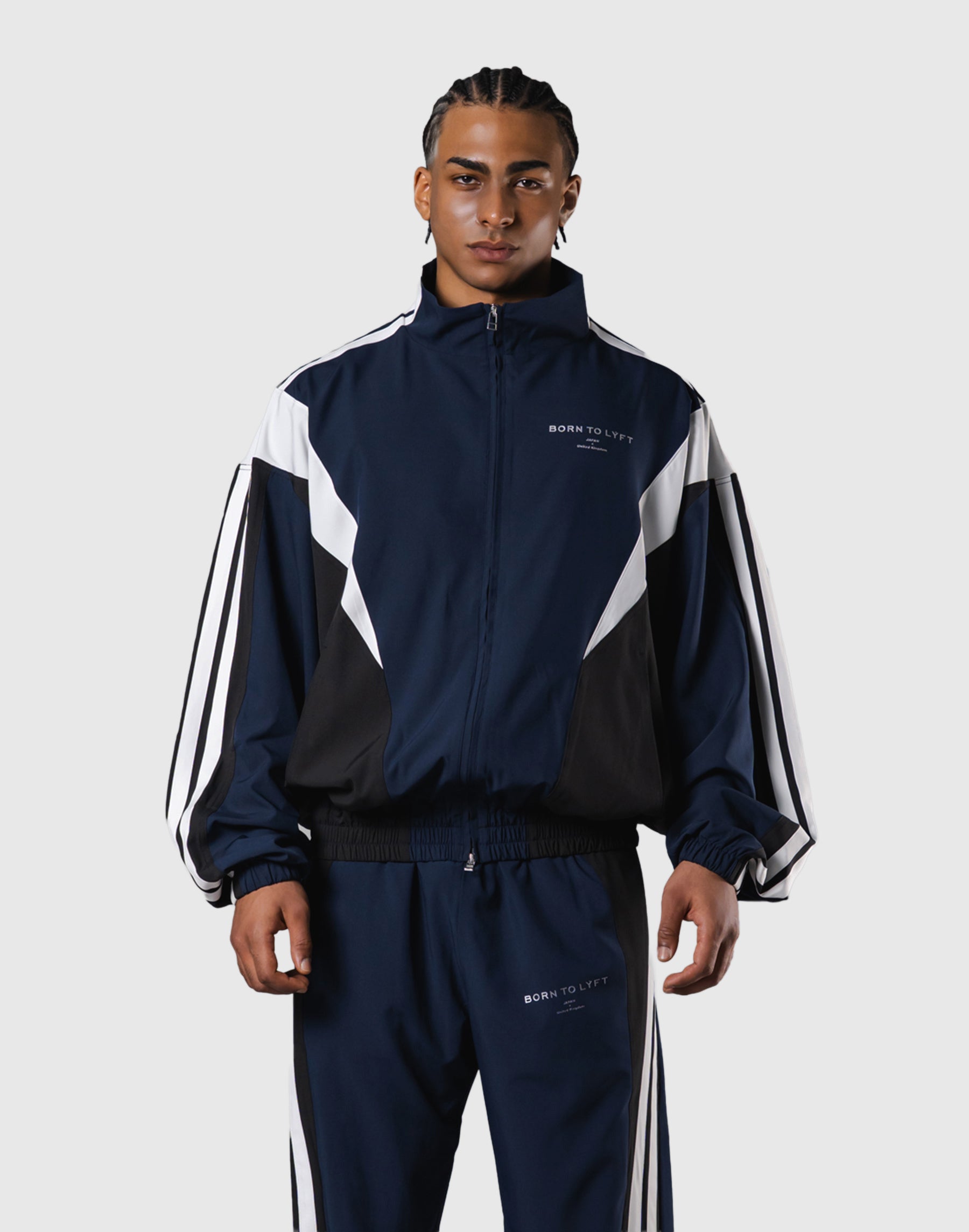 2Line Oversize Track Jacket - Navy – LÝFT