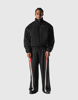 SWITCH LAYER™ 2Line TRACK | BLACK Puffer Jacket V.2 - Red