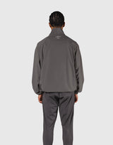 Basic Nylon Zip Up Jacket - D.Grey